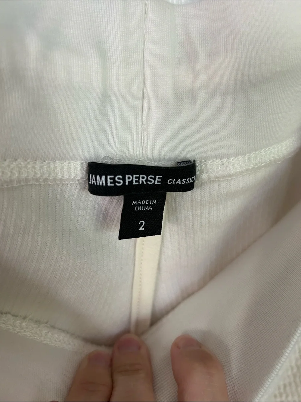 James Perse lightweight waffle